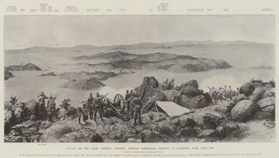 Afskære boernes tilbagetog, General Frenchs bemærkelsesværdige position ved Colesberg, fra Coles Kop af Frederic Villiers