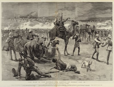 Krigen i Soudan, slaget ved Gubat, 19. januar af Frederic Villiers
