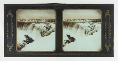 Niagara Falls vinterudsigt, Table Rock, Canada Side af Frederic and William Langenheim