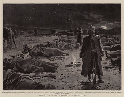 Kampagne i Sydafrika, A Night Bivouac af Frederic de Haenen