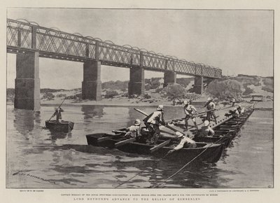 Lord Methuens fremrykning for at hjælpe Kimberley af Frederic de Haenen