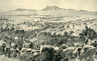 Ambuscaden ved Koornspruit: A Critical Moment, 1900, 1901. af Frederic de Haenen