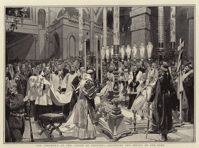 Ceremonien ved salvestenen, salvning af Herrens gravmæle af Frederic de Haenen