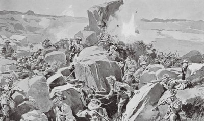 The City Imperial Volunteers in Action (litografi) af Frederic de Haenen