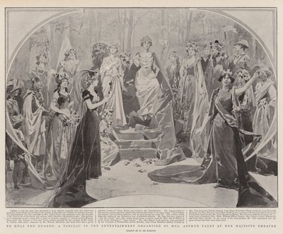 To Help the Guards, et tableau i underholdningen arrangeret af fru Arthur Paget i hendes majestæts teater af Frederic de Haenen