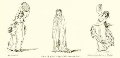 Nogle af Lady Hamiltons holdninger af Frederich Rehberg