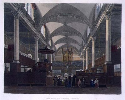 Interiør af Christ Church, fra 