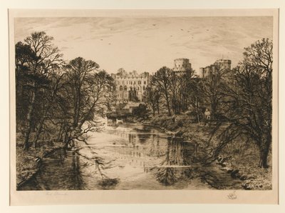 Warwick Castle af Frederick Albert Slocombe