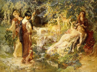 En hemmelig skov, 1900 af Frederick Arthur Bridgman