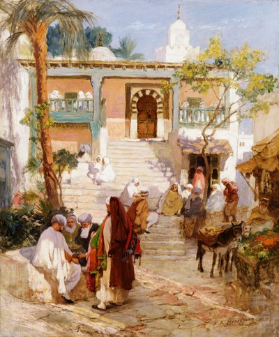 Ved souken, af Frederick Arthur Bridgman