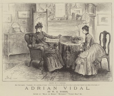 Adrian Vidal, af W E Norris af Frederick Barnard