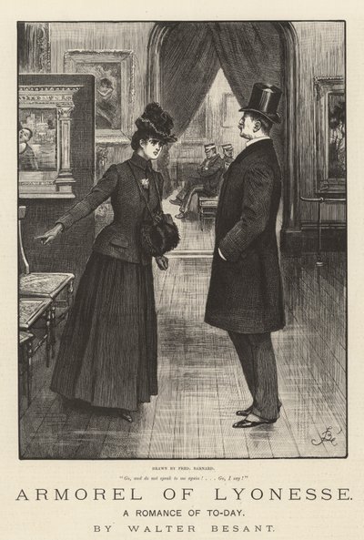 Armorel of Lyonesse, A Romance of To-Day, af Walter Besant af Frederick Barnard