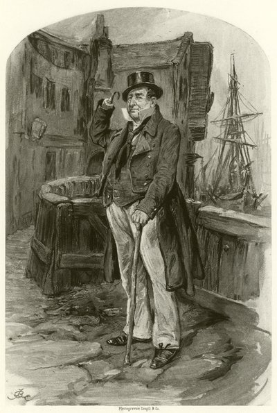 Kaptajn Cuttle (dybtryk) af Frederick Barnard