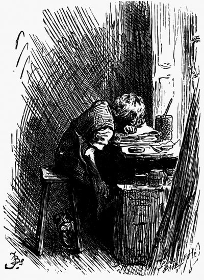 Dickens i sortsejlingslageret, 1880