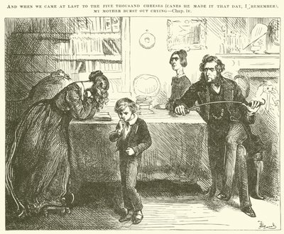 Illustration til David Copperfield af Frederick Barnard