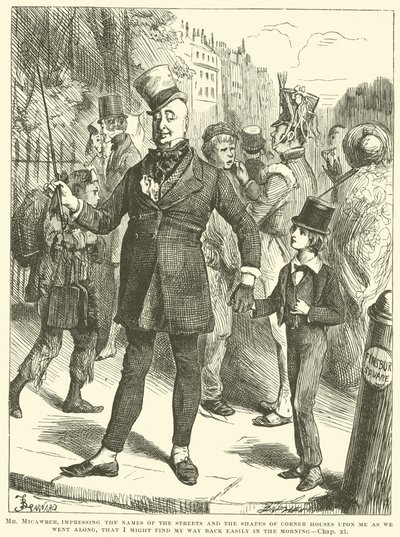 Mr Micawber af Frederick Barnard