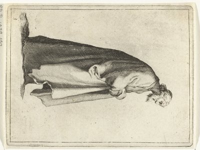 Gammel mand med lang frakke 15 små figurer (serietitel) af Frederick Bloemaert