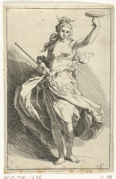 Kvinde med kalk og scepter De små figurer (serietitel) af Frederick Bloemaert