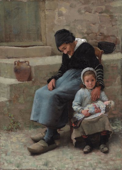 Bedstemors trøst af Frederick Brown