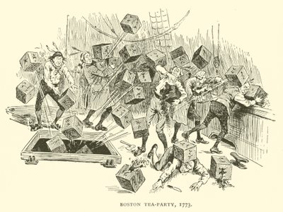 Boston Tea-Party, 1773 af Frederick Burr Opper