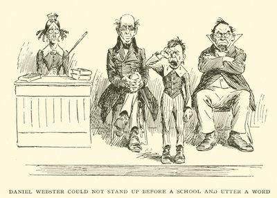 Daniel Webster kunne ikke rejse sig foran en skole og sige et ord af Frederick Burr Opper