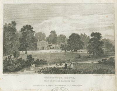 Smethwick Grove: gravering, nd [c 1830] (tryk) af Frederick Calvert