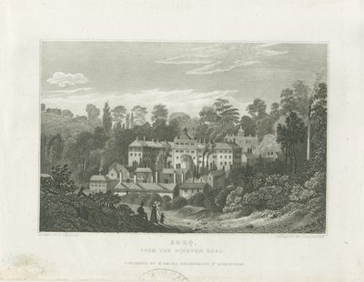 Soho Manufactory fra Nineveh Road: stålgravering og [c 1830] (tryk) af Frederick Calvert