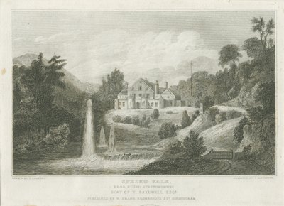 Sten - Spring Vale: gravering, nd [c 1830] (tryk) af Frederick Calvert
