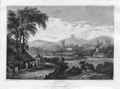 Sten fra Stafford Road: gravering, nd [c 1830] af Frederick Calvert