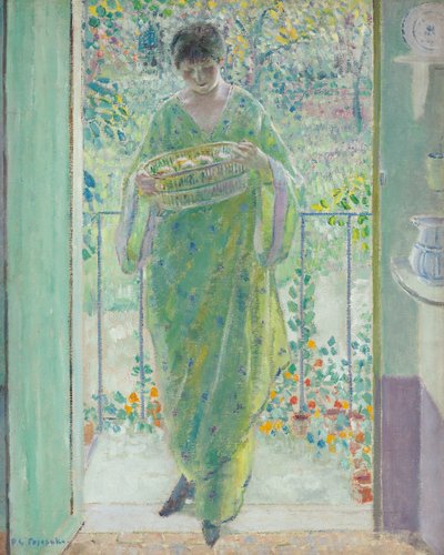 Køkkendøren af Frederick Carl Frieseke