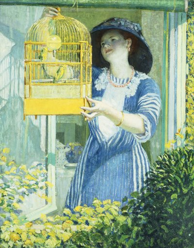 Det åbne vindue af Frederick Carl Frieseke