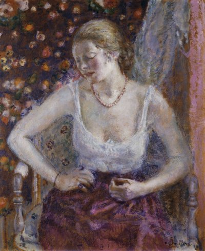 Kvinde påklædning af Frederick Carl Frieseke