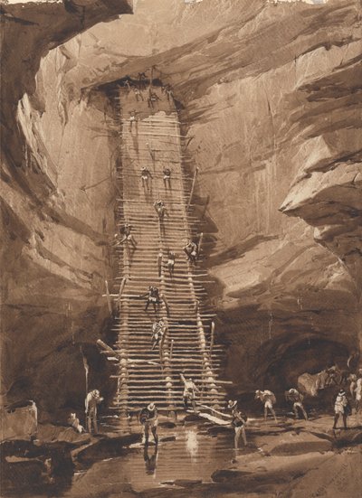 Vel i Bolonchen, Yucatan af Frederick Catherwood