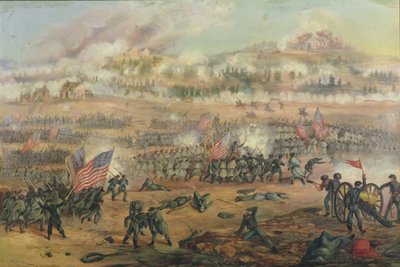 Slaget ved Fredericksburg den 13. december 1862 af Frederick Cavada