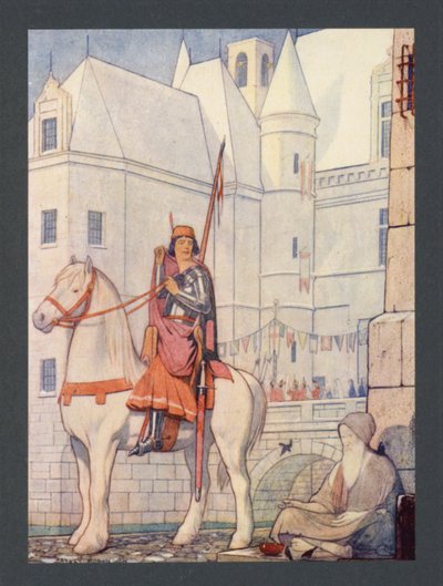 Sankt Martin, 4. århundrede, festival 11. november (farvelitografi) af Frederick Cayley Robinson