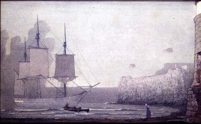 Afskeden (tempera ombord) af Frederick Cayley Robinson