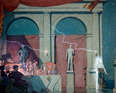 Tyltyl drejer diamanten, illustration fra akt IV Scene IV af 