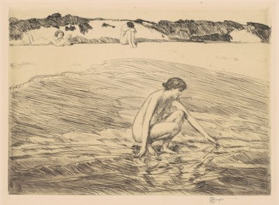 High Tide, Montauk, 1922. af Frederick Childe Hassam