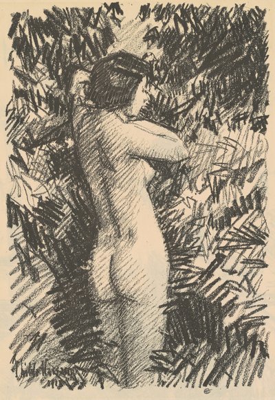 Nøgen [recto], 1918. af Frederick Childe Hassam