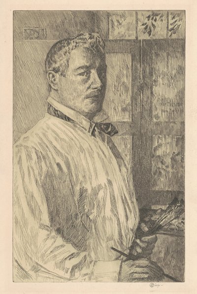 Selvportræt, 1916. af Frederick Childe Hassam