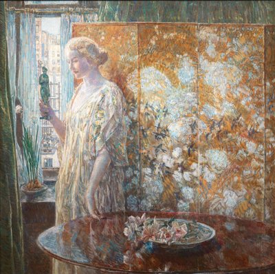 Tanagra The Builders, New York, 1918. af Frederick Childe Hassam