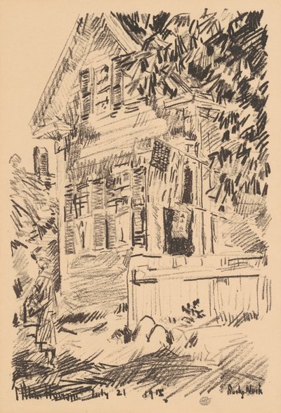 Tjenesteflaget, 1918. af Frederick Childe Hassam