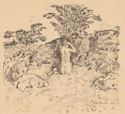 Det vilde kirsebærtræ, 1918. af Frederick Childe Hassam