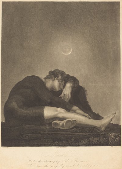Lycidas af Frederick Christian Lewis I and Moses Haughton II after Henry Fuseli; published by Moses Haughton II