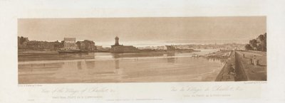 Udsigt over landsbyen Chaillot & C. taget fra Pont de la Concorde 1803; Plade 17 fra Views in Paris, Emanuel Volume-sporingen af pladen B1981.25.2626 af Frederick Christian Lewis the Elder