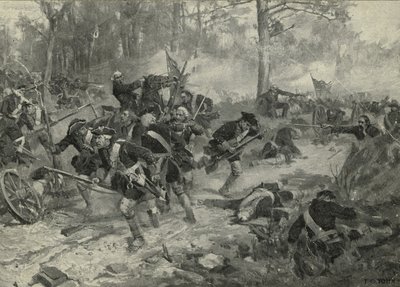 Slaget ved Eutaw Springs, 1903 af Frederick Coffay Yohn