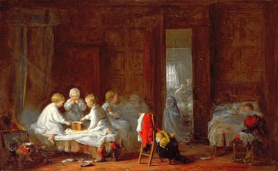 En midnatsfest, 1866 af Frederick Daniel Hardy