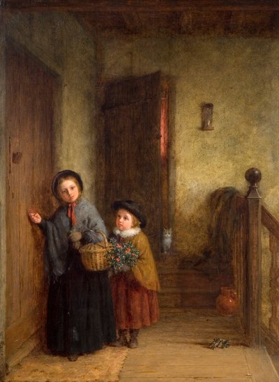 Julegæster, 1869 af Frederick Daniel Hardy