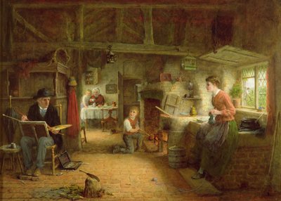 Kunstnerens besøg af Frederick Daniel Hardy