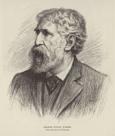 Portræt af Charles Dudley Warner af Frederick Dielman